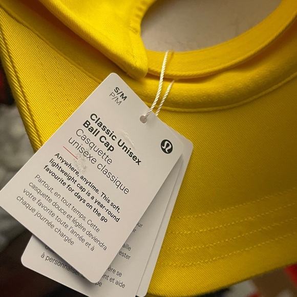 Lululemon Unisex Classic Ball Cap Maize Yellow/Wht NWT main image 8